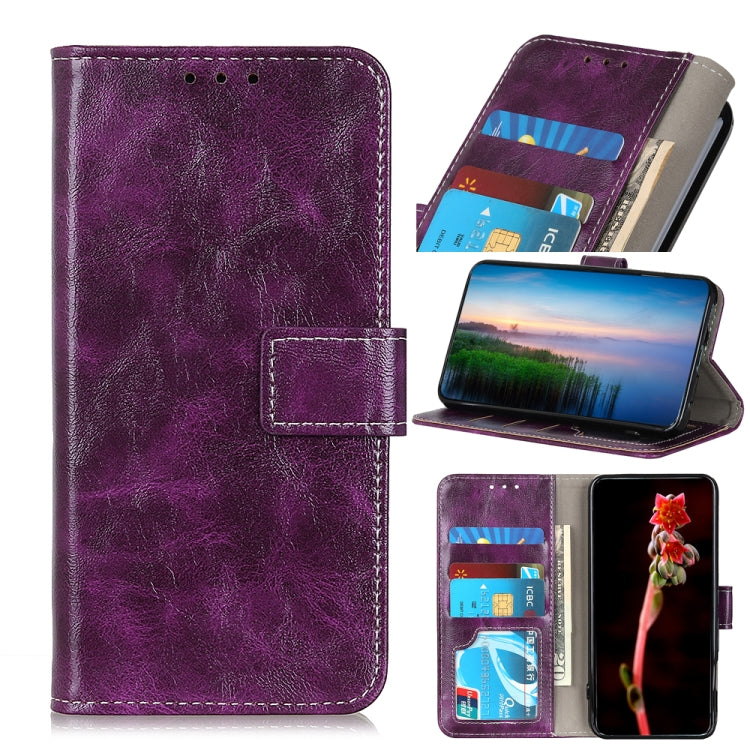 Retro Crazy Horse Texture Horizontal Flip Leather Phone Case, For iPhone 15 Pro Max, For iPhone 15 Pro, For iPhone 15 Plus, For iPhone 15
