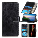 Retro Crazy Horse Texture Horizontal Flip Leather Phone Case, For iPhone 15 Pro Max, For iPhone 15 Pro, For iPhone 15 Plus, For iPhone 15