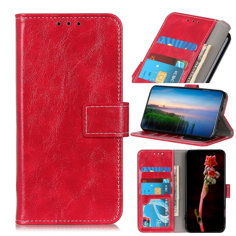 Retro Crazy Horse Texture Horizontal Flip Leather Phone Case, For iPhone 15 Pro Max, For iPhone 15 Pro, For iPhone 15 Plus, For iPhone 15