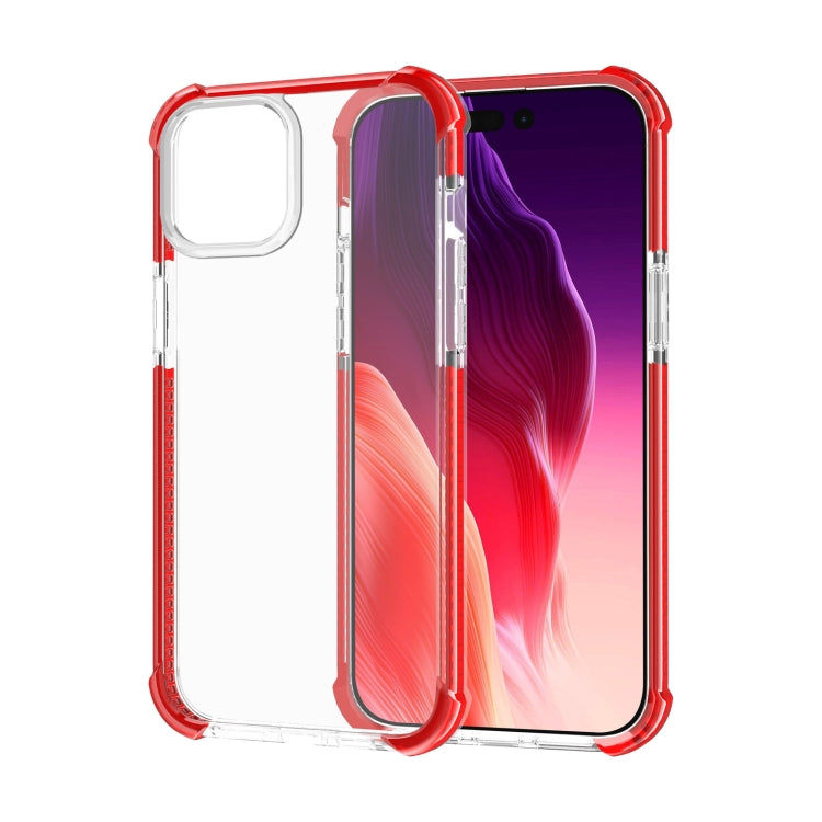 Four-corner Shockproof TPU Hybrid Acrylic Phone Case, For iPhone 15 Pro Max, For iPhone 15 Pro, For iPhone 15 Plus, For iPhone 15