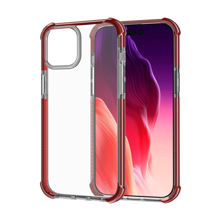 Four-corner Shockproof TPU Hybrid Acrylic Phone Case, For iPhone 15 Pro Max, For iPhone 15 Pro, For iPhone 15 Plus, For iPhone 15