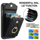 Rhombic Texture Card Bag Phone Case with Long Lanyard, For iPhone 11 Pro Max, For iPhone 11, For iPhone 11 Pro, For iPhone XR, For iPhone XS Max