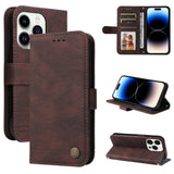 Skin Feel Life Tree Leather Phone Case, For iPhone 15 Pro Max, For iPhone 15 Pro, For iPhone 15 Plus, For iPhone 15