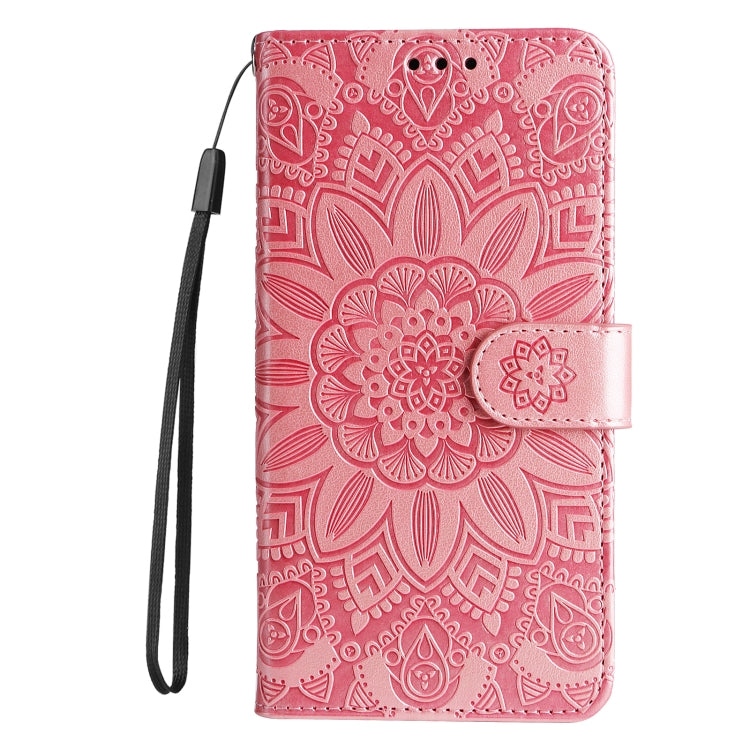 Embossed Sunflower Leather Phone Case, For iPhone 15 Pro Max, For iPhone 15 Pro, For iPhone 15 Plus, For iPhone 15