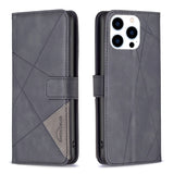 Magnetic Buckle Rhombus Texture Leather Phone Case, For iPhone 17 Pro Max, For iPhone 17 Pro, For iPhone 17, For iPhone Air, For iPhone 16 Pro Max, For iPhone 16 Pro, For iPhone 16 Plus, For iPhone 16