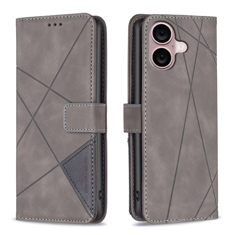 Magnetic Buckle Rhombus Texture Leather Phone Case, For iPhone 17 Pro Max, For iPhone 17 Pro, For iPhone 17, For iPhone Air, For iPhone 16 Pro Max, For iPhone 16 Pro, For iPhone 16 Plus, For iPhone 16