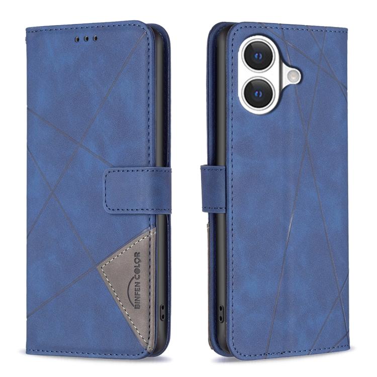Magnetic Buckle Rhombus Texture Leather Phone Case, For iPhone 17 Pro Max, For iPhone 17 Pro, For iPhone 17, For iPhone Air, For iPhone 16 Pro Max, For iPhone 16 Pro, For iPhone 16 Plus, For iPhone 16
