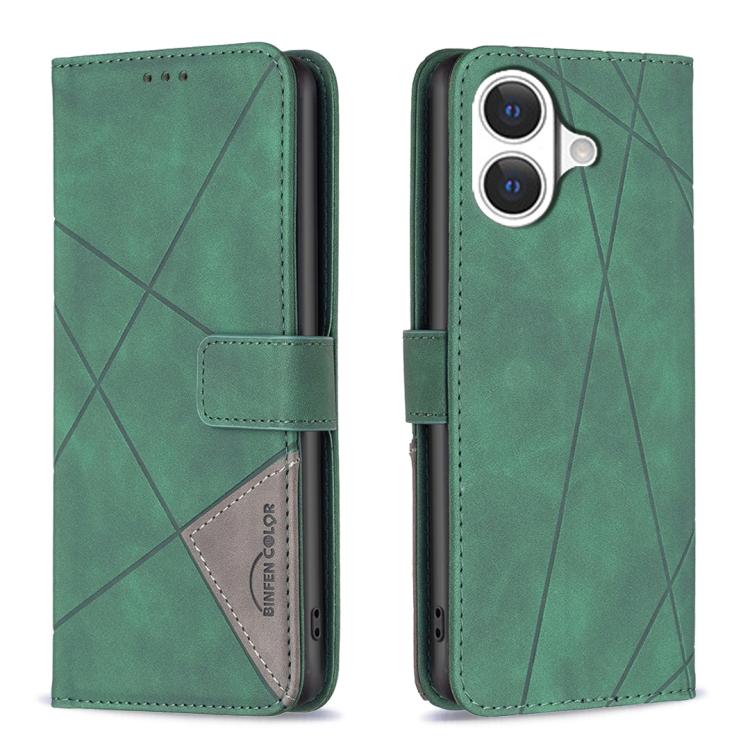 Magnetic Buckle Rhombus Texture Leather Phone Case, For iPhone 17 Pro Max, For iPhone 17 Pro, For iPhone 17, For iPhone Air, For iPhone 16 Pro Max, For iPhone 16 Pro, For iPhone 16 Plus, For iPhone 16