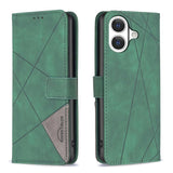 Magnetic Buckle Rhombus Texture Leather Phone Case, For iPhone 18 Pro/17 Pro, For iPhone 18 Pro Max/17 Pro Max, For iPhone 17, For iPhone 17 Air, For iPhone 16 Pro Max, For iPhone 16 Pro, For iPhone 16 Plus, For iPhone 16