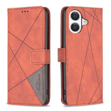 Magnetic Buckle Rhombus Texture Leather Phone Case, For iPhone 17 Pro Max, For iPhone 17 Pro, For iPhone 17, For iPhone Air, For iPhone 16 Pro Max, For iPhone 16 Pro, For iPhone 16 Plus, For iPhone 16