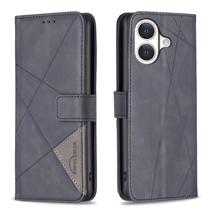 Magnetic Buckle Rhombus Texture Leather Phone Case, For iPhone 17 Pro Max, For iPhone 17 Pro, For iPhone 17, For iPhone Air, For iPhone 16 Pro Max, For iPhone 16 Pro, For iPhone 16 Plus, For iPhone 16