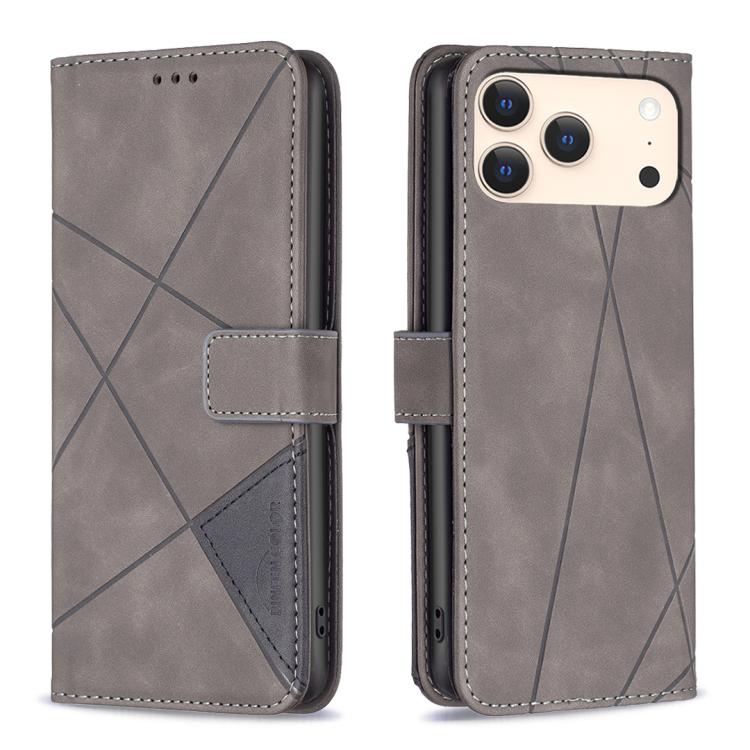 Magnetic Buckle Rhombus Texture Leather Phone Case, For iPhone 17 Pro Max, For iPhone 17 Pro, For iPhone 17, For iPhone Air, For iPhone 16 Pro Max, For iPhone 16 Pro, For iPhone 16 Plus, For iPhone 16