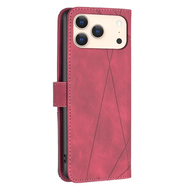 Magnetic Buckle Rhombus Texture Leather Phone Case, For iPhone 17 Pro Max, For iPhone 17 Pro, For iPhone 17, For iPhone Air, For iPhone 16 Pro Max, For iPhone 16 Pro, For iPhone 16 Plus, For iPhone 16