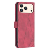 Magnetic Buckle Rhombus Texture Leather Phone Case, For iPhone 17 Pro Max, For iPhone 17 Pro, For iPhone 17, For iPhone Air, For iPhone 16 Pro Max, For iPhone 16 Pro, For iPhone 16 Plus, For iPhone 16