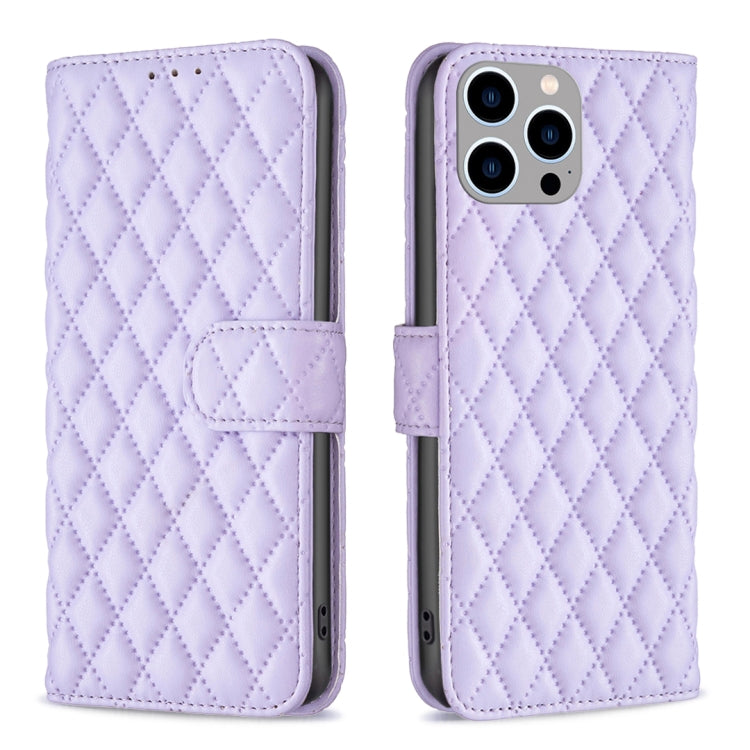 Diamond Lattice Wallet Flip Leather Phone Case, For iPhone 16, For iPhone 15 Pro Max, For iPhone 15 Pro, For iPhone 15 Plus, For iPhone 15