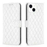 Diamond Lattice Wallet Flip Leather Phone Case, For iPhone 16, For iPhone 15 Pro Max, For iPhone 15 Pro, For iPhone 15 Plus, For iPhone 15