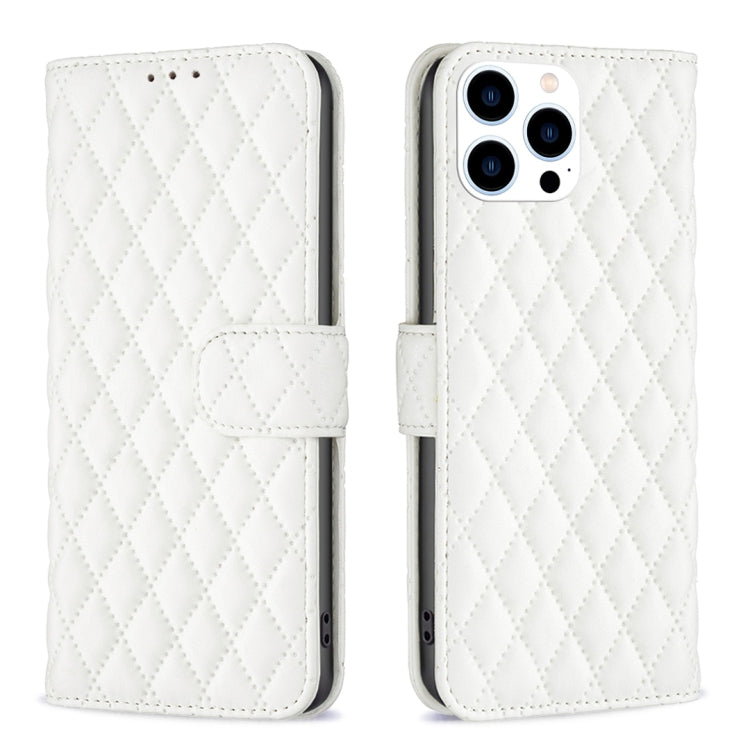 Diamond Lattice Wallet Flip Leather Phone Case, For iPhone 17e / 16e, For iPhone 17 Pro Max, For iPhone 17 Pro, For iPhone 17, For iPhone Air, For iPhone 16 Pro Max, For iPhone 16 Pro, For iPhone 16 Plus