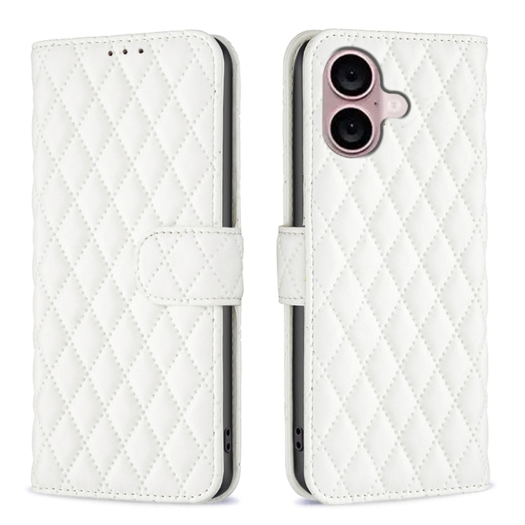 Diamond Lattice Wallet Flip Leather Phone Case, For iPhone 16, For iPhone 15 Pro Max, For iPhone 15 Pro, For iPhone 15 Plus, For iPhone 15