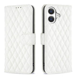 Diamond Lattice Wallet Flip Leather Phone Case, For iPhone 17e / 16e, For iPhone 17 Pro Max, For iPhone 17 Pro, For iPhone 17, For iPhone Air, For iPhone 16 Pro Max, For iPhone 16 Pro, For iPhone 16 Plus