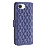 Diamond Lattice Wallet Flip Leather Phone Case, For iPhone 17e / 16e, For iPhone 17 Pro Max, For iPhone 17 Pro, For iPhone 17, For iPhone Air, For iPhone 16 Pro Max, For iPhone 16 Pro, For iPhone 16 Plus