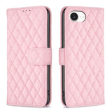 Diamond Lattice Wallet Flip Leather Phone Case, For iPhone 18 Pro/17 Pro, For iPhone 18 Pro Max/17 Pro Max, For iPhone 17e / 16e, For iPhone 17, For iPhone Air, For iPhone 16 Pro Max, For iPhone 16 Pro, For iPhone 16 Plus
