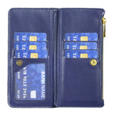 Diamond Lattice Zipper Wallet Leather Flip Phone Case, For iPhone 15 Pro Max, For iPhone 15 Pro, For iPhone 15 Plus, For iPhone 15