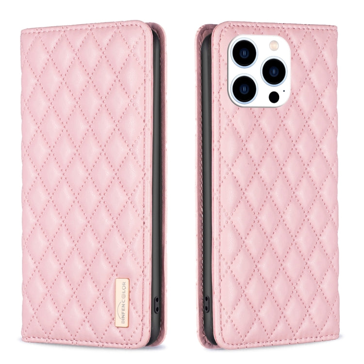 Diamond Lattice Magnetic Leather Flip Phone Case, For iPhone 17 Pro Max, For iPhone 17 Pro, For iPhone 17, For iPhone Air, For iPhone 16 Pro Max, For iPhone 16 Pro, For iPhone 16 Plus, For iPhone 16