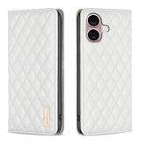 Diamond Lattice Magnetic Leather Flip Phone Case, For iPhone 17 Pro Max, For iPhone 17 Pro, For iPhone 17, For iPhone Air, For iPhone 16 Pro Max, For iPhone 16 Pro, For iPhone 16 Plus, For iPhone 16