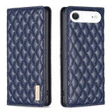 Diamond Lattice Magnetic Leather Flip Phone Case, For iPhone 17 Pro Max, For iPhone 17 Pro, For iPhone 17, For iPhone Air, For iPhone 16 Pro Max, For iPhone 16 Pro, For iPhone 16 Plus, For iPhone 16