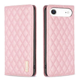 Diamond Lattice Magnetic Leather Flip Phone Case, For iPhone 17 Pro Max, For iPhone 17 Pro, For iPhone 17, For iPhone Air, For iPhone 16 Pro Max, For iPhone 16 Pro, For iPhone 16 Plus, For iPhone 16