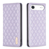 Diamond Lattice Magnetic Leather Flip Phone Case, For iPhone 17 Pro Max, For iPhone 17 Pro, For iPhone 17, For iPhone Air, For iPhone 16 Pro Max, For iPhone 16 Pro, For iPhone 16 Plus, For iPhone 16