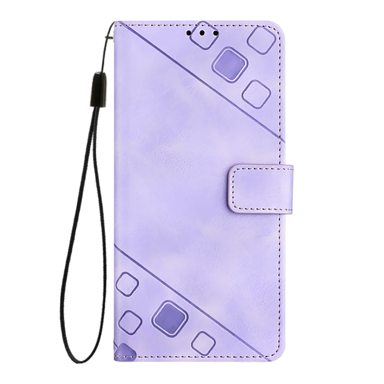 Skin-feel Embossed Leather Phone Case, For iPhone 16, For iPhone 15 Pro Max, For iPhone 15 Pro, For iPhone 15 Plus, For iPhone 15, For iPod Touch 7 / 6 / 5