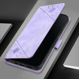 Skin-feel Embossed Leather Phone Case, For iPhone 16, For iPhone 15 Pro Max, For iPhone 15 Pro, For iPhone 15 Plus, For iPhone 15, For iPod Touch 7 / 6 / 5
