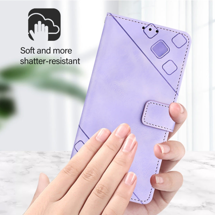Skin-feel Embossed Leather Phone Case, For iPhone 16, For iPhone 15 Pro Max, For iPhone 15 Pro, For iPhone 15 Plus, For iPhone 15, For iPod Touch 7 / 6 / 5