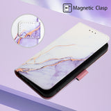 PT003 Marble Pattern Flip Leather Phone Case, For iPhone 15 Pro Max, For iPhone 15 Pro, For iPhone 15 Plus, For iPhone 15, For iPod Touch 7 / 6 / 5