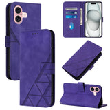 Crossbody 3D Embossed Flip Leather Phone Case, For iPhone 16, For iPhone 15 Pro Max, For iPhone 15 Pro, For iPhone 15 Plus, For iPhone 15, For iPod Touch 7 / 6 / 5