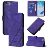 Crossbody 3D Embossed Flip Leather Phone Case, For iPhone 16, For iPhone 15 Pro Max, For iPhone 15 Pro, For iPhone 15 Plus, For iPhone 15, For iPod Touch 7 / 6 / 5