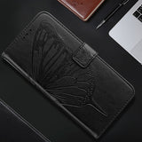 Embossed Butterfly Leather Phone Case, For iPhone 17e / 16e, For iPhone 17 Pro Max, For iPhone 17 Pro, For iPhone 17, For iPhone Air, For iPhone 16 Pro Max