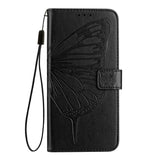 Embossed Butterfly Leather Phone Case, For iPhone 16 Pro, For iPhone 16 Plus, For iPhone 16, For iPhone 15 Pro Max, For iPhone 15 Pro, For iPhone 15 Plus
