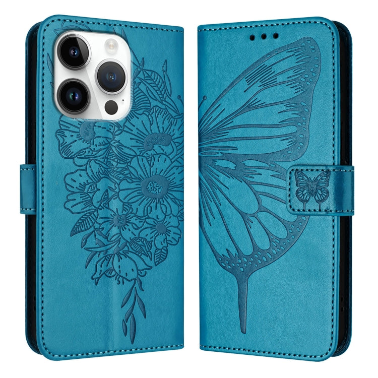 Embossed Butterfly Leather Phone Case, For iPhone 16 Pro, For iPhone 16 Plus, For iPhone 16, For iPhone 15 Pro Max, For iPhone 15 Pro, For iPhone 15 Plus