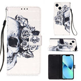 3D Painting Horizontal Flip Leather Phone Case, For iPhone 16 Pro, For iPhone 16 Plus, For iPhone 16, For iPhone 15 Pro Max, For iPhone 15 Pro, For iPhone 15 Plus