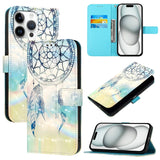 3D Painting Horizontal Flip Leather Phone Case, For iPhone 17e / 16e, For iPhone 17 Pro Max, For iPhone 17 Pro, For iPhone 17, For iPhone Air, For iPhone 16 Pro Max