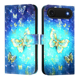 3D Painting Horizontal Flip Leather Phone Case, For iPhone 17e / 16e, For iPhone 17 Pro Max, For iPhone 17 Pro, For iPhone 17, For iPhone Air, For iPhone 16 Pro Max