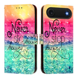 3D Painting Horizontal Flip Leather Phone Case, For iPhone 17e / 16e, For iPhone 17 Pro Max, For iPhone 17 Pro, For iPhone 17, For iPhone Air, For iPhone 16 Pro Max