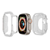 2-in-1 PC Hybrid TPU Armor Watch Case, For Apple Watch Series 6 / 5 / 4 / SE 44mm, For Apple Watch Series 6 / 5 / 4 / SE 40mm, For Apple Watch Ultra 3 / 2 / 1 49mm, For Apple Watch Series 9 / 8 / 7 45mm, For Apple Watch Series 9 / 8 / 7 41mm
