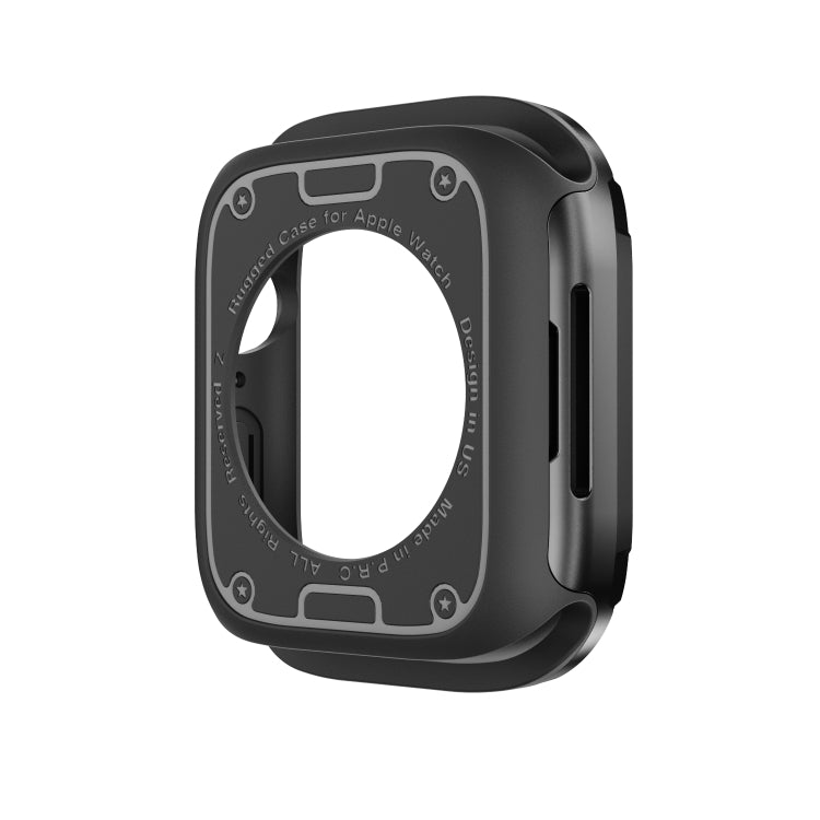 2-in-1 PC Hybrid TPU Armor Watch Case, For Apple Watch Series 6 / 5 / 4 / SE 44mm, For Apple Watch Series 6 / 5 / 4 / SE 40mm, For Apple Watch Ultra 3 / 2 / 1 49mm, For Apple Watch Series 9 / 8 / 7 45mm, For Apple Watch Series 9 / 8 / 7 41mm
