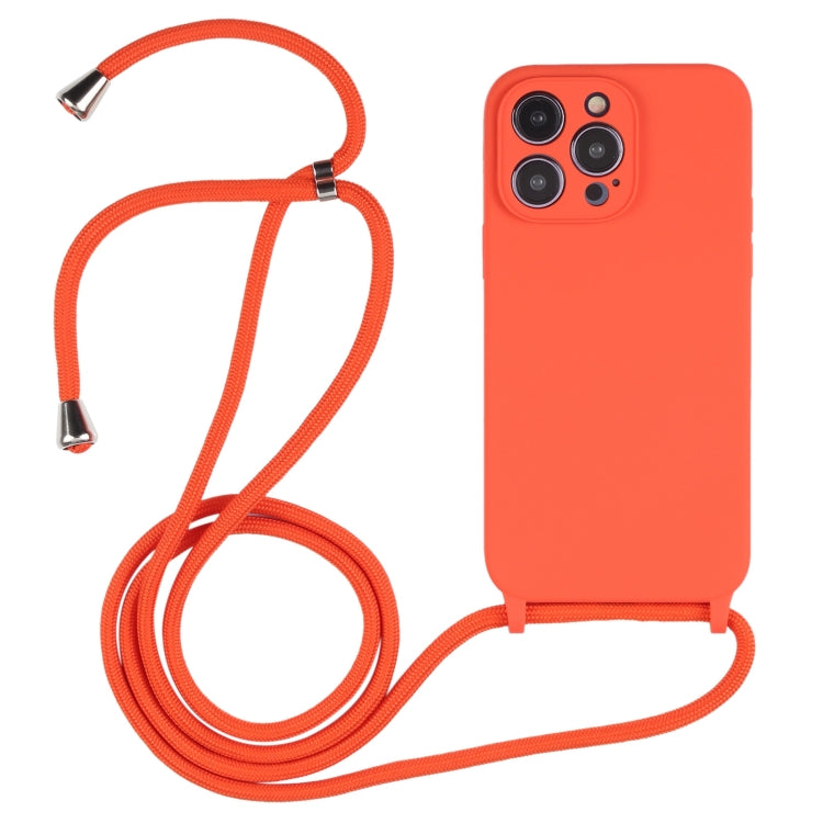 Crossbody Lanyard Liquid Silicone Case, For iPhone 16 Pro Max, For iPhone 16 Pro, For iPhone 16 Plus