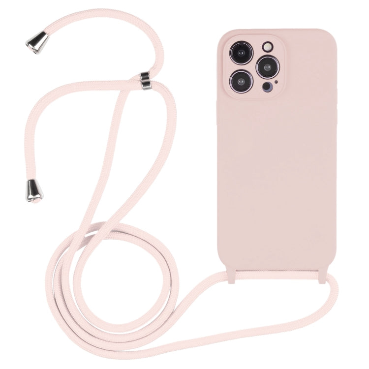Crossbody Lanyard Liquid Silicone Case, For iPhone 16 Pro Max, For iPhone 16 Pro, For iPhone 16 Plus
