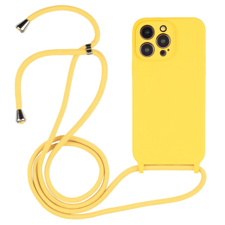 Crossbody Lanyard Liquid Silicone Case, For iPhone 16 Pro Max, For iPhone 16 Pro, For iPhone 16 Plus