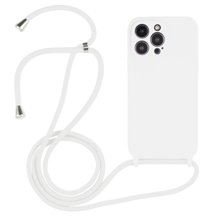 Crossbody Lanyard Liquid Silicone Case, For iPhone 16 Pro Max, For iPhone 16 Pro, For iPhone 16 Plus